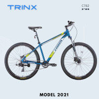 ราคา จักรยานเสือภูเขา TRINX C782 เฟรมอลูมิเนียม เกียร์ ชิมาโน่ 2*8 สปีด ล้อ 27.5 ปี 2021 (3817)