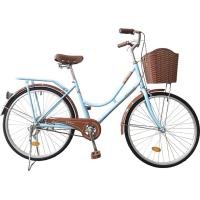 ราคา จักรยานแม่บ้าน สไตล์วินเทจ Winn DESIRE City bike วงล้อ 24 นิ้ว พร้อมตะกร้าอย่างดี สวยงาม (9445)