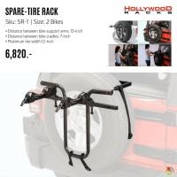 ราคา แร็คบรรทุกจักรยาน HOLLYWOOD Spar-tire RACKS, SR1 Strap-On Spare Tire Car Bike Rack 2 bikes (8600)
