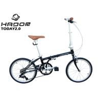 ราคา จักรยานพับได้ HADOR TODAY 2.0 Folding bike ล้อ 20" ชุดเกียร์ LT-Woo A5 9 สปีด เฟรม CHROMOLY สำเนา (13817)