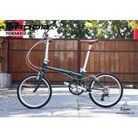 ราคา จักรยานพับได้ HADOR TODAY 2.0 Folding bike ล้อ 20" ชุดเกียร์ LT-Woo A5 9 สปีด เฟรม CHROMOLY สำเนา green (13821)