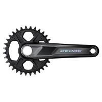 ราคา อะไหล่แยกชุดเกียร์ NEW SHIMANO DEORE NEW 1X12 SPEED SHIMANO จาน DEORE FC-M6100-1 ชั้นเดียว 32T 170MM / 175(มีกะโหลก) (MALAY) (11159)