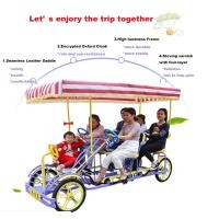 ราคา จักรยานหรรษา SURREY BIKE แบบ 4 คนปั่น+ 2 เก้าอี้เด็ก+ร่มกันแดด ปั่นพร้อมกัน หรรษาทั้งครอบครัว พร้อมได้ออกกำลังกาย (10837)