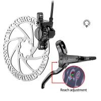 ราคา ดิสเบรคน้ำมัน Tektro HD-M285 Hydraulic Disc Brake (หน้า หรือ หลัง) มือเบรค+คาลิปเปอร์+ใบดิสเบรค+สาย (6437)