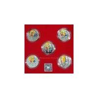 ราคา ชุดเหรียญที่ระลึก”ท่าแม่ไม้มวยไทย 5 เหรียญ”พร้อมกล่อง(ชุดที่ 1)