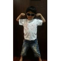 ราคา เสื้อ ยืดสกรีนไดโนเสาร์ ขอบขอบคุณพี่จื๊ ที่อนุญาต นายแบบลูกชายหล่อๆ ค่ะ (741)