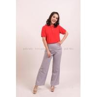 ราคา เสื้อโปโล สีแดง TK Premium แขนสั้น ทรงตรง Size SS (1098)