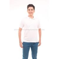 ราคา เสื้อโปโล สีขาว TK Premium แขนสั้น ทรงตรง Size XL (1105)