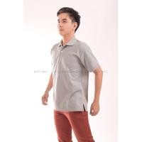 ราคา เสื้อโปโล สีเทาท็อปดาย TK Premium แขนสั้น ทรงตรง Size L (1111)