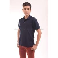 ราคา เสื้อโปโล สีกรมท่า TK Premium แขนสั้น ทรงตรง Size S (1137)