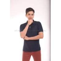 ราคา เสื้อโปโล สีกรมท่า TK Premium แขนสั้น ทรงตรง Size L (1139)