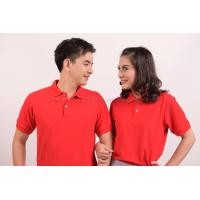 ราคา เสื้อโปโล สีแดง TK Premium แขนสั้น ทรงตรง Size 3XL (1163)