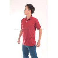 ราคา เสื้อโปโล สีเลือดหมู TK Premium แขนสั้น ทรงตรง Size 2XL (1169)