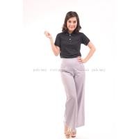 ราคา เสื้อโปโล สีดำ TK Premium แขนสั้น ทรงเว้า (หญิง) Size 3XL (1320)