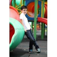 ราคา เสื้อยืดเด็ก สีขาว คอกลม แขนสั้น Size XL (1541)