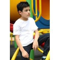 ราคา เสื้อยืดเด็ก สีขาว คอกลม แขนสั้น Size 2XL (1542)