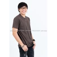 ราคา XL เสื้อยืด สีเทาเข้ม คอกลม แขนสั้น Size XL (1566)