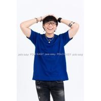 ราคา XL เสื้อยืด สีน้ำเงิน คอกลม แขนสั้น Size XL (1608)