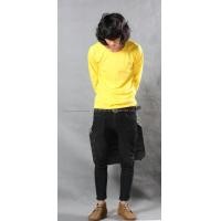 ราคา เสื้อยืด สีเหลือง คอกลม แขนยาว Size 4XL (2004)