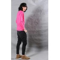 ราคา เสื้อยืด สีชมพู Pinky คอกลม แขนยาว Size 4XL (2060)