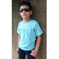 ราคา เสื้อยืดเด็ก สีฟ้าอ่อน คอกลม แขนสั้น Size L (2342)