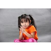 ราคา เสื้อยืดเด็ก สีส้ม คอกลม แขนสั้น Size S (2365)