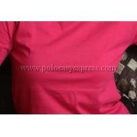 ราคา เสื้อยืดเด็ก สีชมพูบานเย็น คอกลม แขนสั้น Size M (2406)
