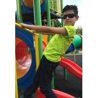 ราคา เสื้อยืดเด็ก สีเขียวมะนาว คอกลม แขนสั้น Size 2XL (2414)