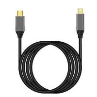 ราคา Nku USB C Thunderbolt 3 To Mini Displayort Converter Cable Type C To Mini DP 4k Practical Portable Cable for PC Laptops Monitor (18649684986)