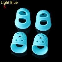 ราคา JIAJUSUANSOU 4pcs set คุณภาพสูง กันลื่น ซิลิโคน Antipain Fingerstall สำหรับอูคูเลเล่ ยามนิ้ว ป้องกันปลายนิ้วกีตาร์ อุปกรณ์กดกีต้าร์ (19046773890)