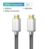 ราคา ORICO 8K HDMI สายที่เข้ากันได้2 1 8K 60Hz 48Gbps สายเคเบิลดิจิตอลความเร็วสูงพิเศษสำหรับ Xiaomi กล่องทีวี PS5 EARC Dolby Atmos HDR (18848347350)