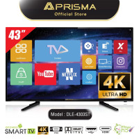 ราคา Prisma Smart TV รุ่น 4303STขนาด 43 นิ้ว ดิจิตอล ทีวีในตัว TV Monitor CCTV พร้อมส่งประกัน 3 ปี (12515570291)