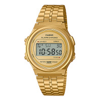 ราคา CASIO รุ่น A171WEG-9A / DATA BANK DIGITAL (1661)