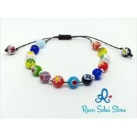 ราคา กำไลหินเกาหลี เชือกถัก เกรด A+ (110)