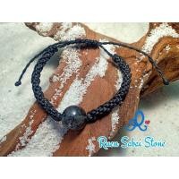 ราคา กำไลหินแก้วขนเหล็ก เชือกถัก เกรด A+ (117)