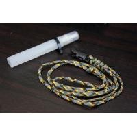 ราคา ลายใหม่ สายคล้องคอเชือก Paracord 550 พร้อมตัวแขวนCNC กับ ขวดสเปรย์ ขนาดพกพา 10ml สีดำ (122)