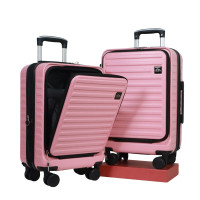 ราคา Pegasus Pegasus กระเป๋าเดินทางเปิดหน้าใส่โน๊ตบุ๊ค ขยายข้าง ถอดล้อได้ รุ่น Luna ขนาด 20 นิ้ว สีชมพู Pink (805)