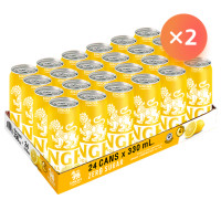 ราคา สิงห์เลมอนโซดา Can (24x330มล.) จำนวน 2 ถาด (เฉลี่ยถาดละ 303.5 บาท) (10040450200)
