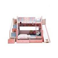 ราคา เตียง2 ชั้นสไลเดอร์ รุ่น premier สีชมพู ขนาด 4 ฟุต (47)