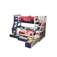 ราคา เตียง2ชั้น รุ่น Super Car Bunk Bed 5ฟุต(ไม่รวมสไลด์เดอร์) (108)