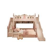 ราคา เตียง 2 ชั้นมีสไลเดอร์รุ่น Queen ขนาด 5 ฟุต (สีชมพู) (249)