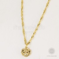 ราคา สร้อยคอห้อยจี้หัวใจสองกษัตริย์ ทอง 96.5% หนัก 1 สลึง (GD999)