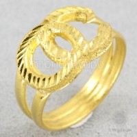 ราคา แหวนลายชาแนล ทองคำ 96.5% หนัก 1 สลึง (GD447)