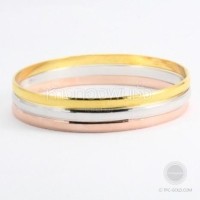 ราคา กำไลอินเดียชุด 3 วง ทอง 90% ชุบสามกษัตริย์ (AT024)