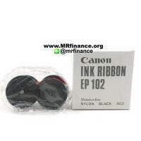 ราคา ผ้าหมึกเครื่องคิดเลขพิมพ์กระดาษ ยี่ห้อ Canon Ink Ribbon EP 102 ของใหม่ ของแท้ (000232)