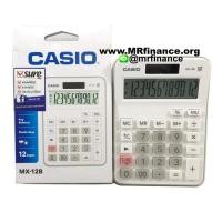 ราคา เครื่องคิดเลขตั้งโต๊ะคาสิโอ Casio MX-12B สีขาว ของใหม่ ของแท้ (000241)