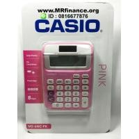 ราคา เครื่องคิดเลขตั้งโต๊ะคาสิโอ Casio MS-6NC PK (สีชมพู) ของใหม่ ของแท้ (000184)