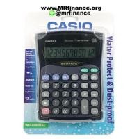 ราคา Casio WD-220MS-BU เครื่องคิดเลขตั้งโต๊ะคาสิโอ รุ่นนี้กันฝุ่น กันน้ำได้ ของใหม่ ของแท้ (000237)
