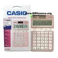 ราคา เครื่องคิดเลขตั้งโต๊ะคาสิโอ Casio JS-40B PK สีชมพู ของใหม่ ของแท้ (000240)