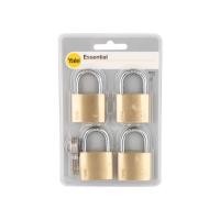 ราคา กุญแจระบบสปริง ตรา Yale คีย์อะไลค์ Key Alike Padlock Set - YALE